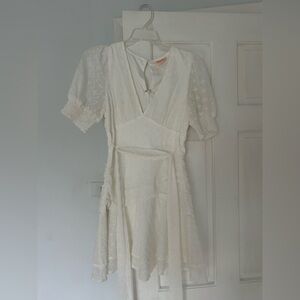 White Showpo dress us size 2